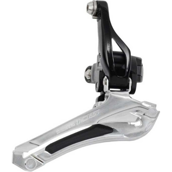 Переключатель передний SHIMANO 105, 5800, ЧЕРН, НА УПОР, Б/УП. KFD5800FL