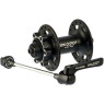 Втулка передняя SHIMANO XT, M756, 36 отверстий, 6-болт, QR черный EHBM756AL